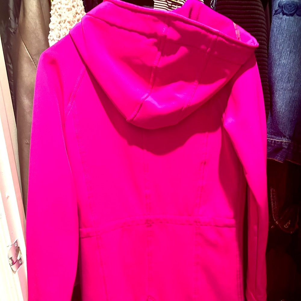 Bright pink Lululemon jacket , size 4.